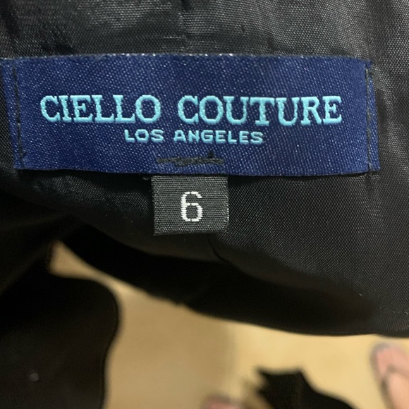 Black VELVET Tuxedo CIELLO COUTURE - Picture 13 of 15